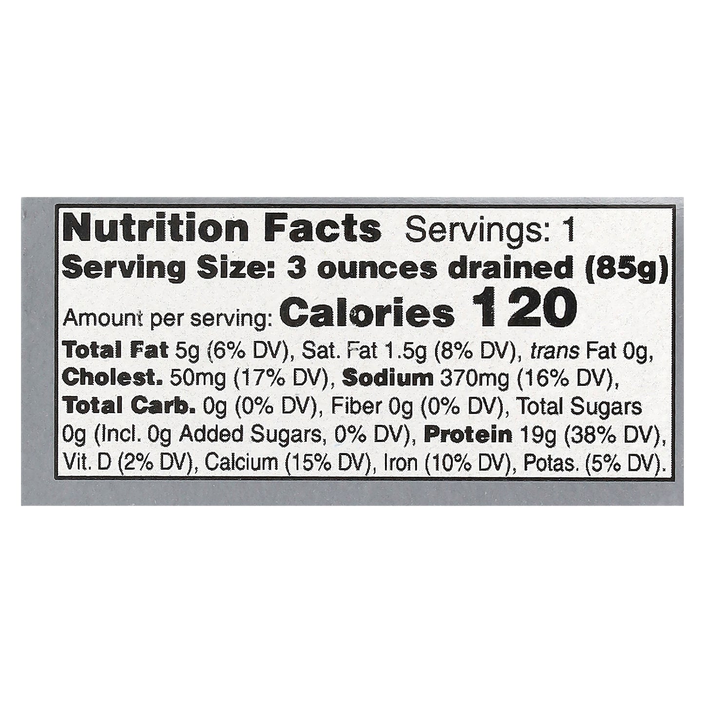 Wild Planet, Wild White Anchovies In Water with Sea Salt, 4.4 oz (125 g)