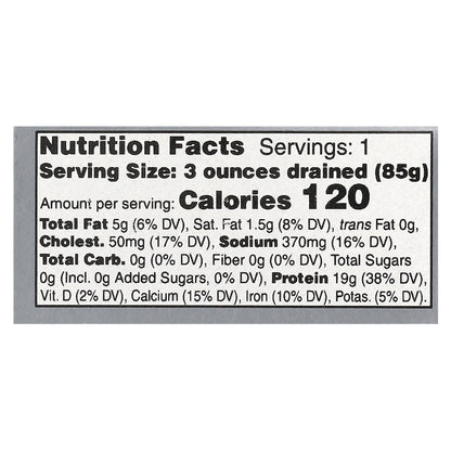 Wild Planet, Wild White Anchovies In Water with Sea Salt, 4.4 oz (125 g)