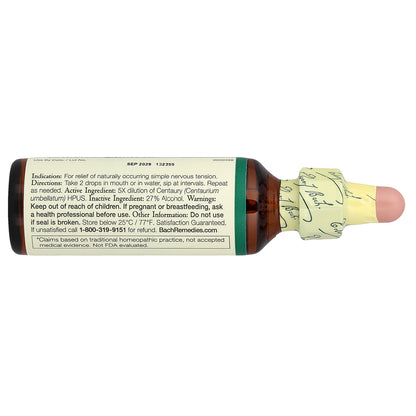 Bach, Original Flower Remedies, Centaury, 0.7 fl oz (20 ml)