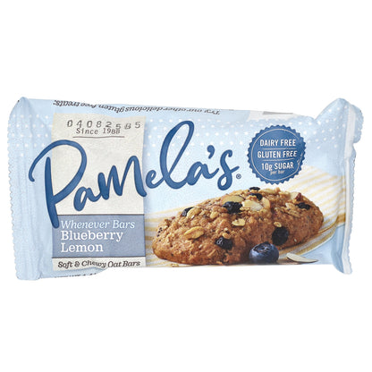 Pamela's Products, Whenever Oat Bars, Blueberry Lemon, 5 Bars, 1.41 oz (40 g) Each