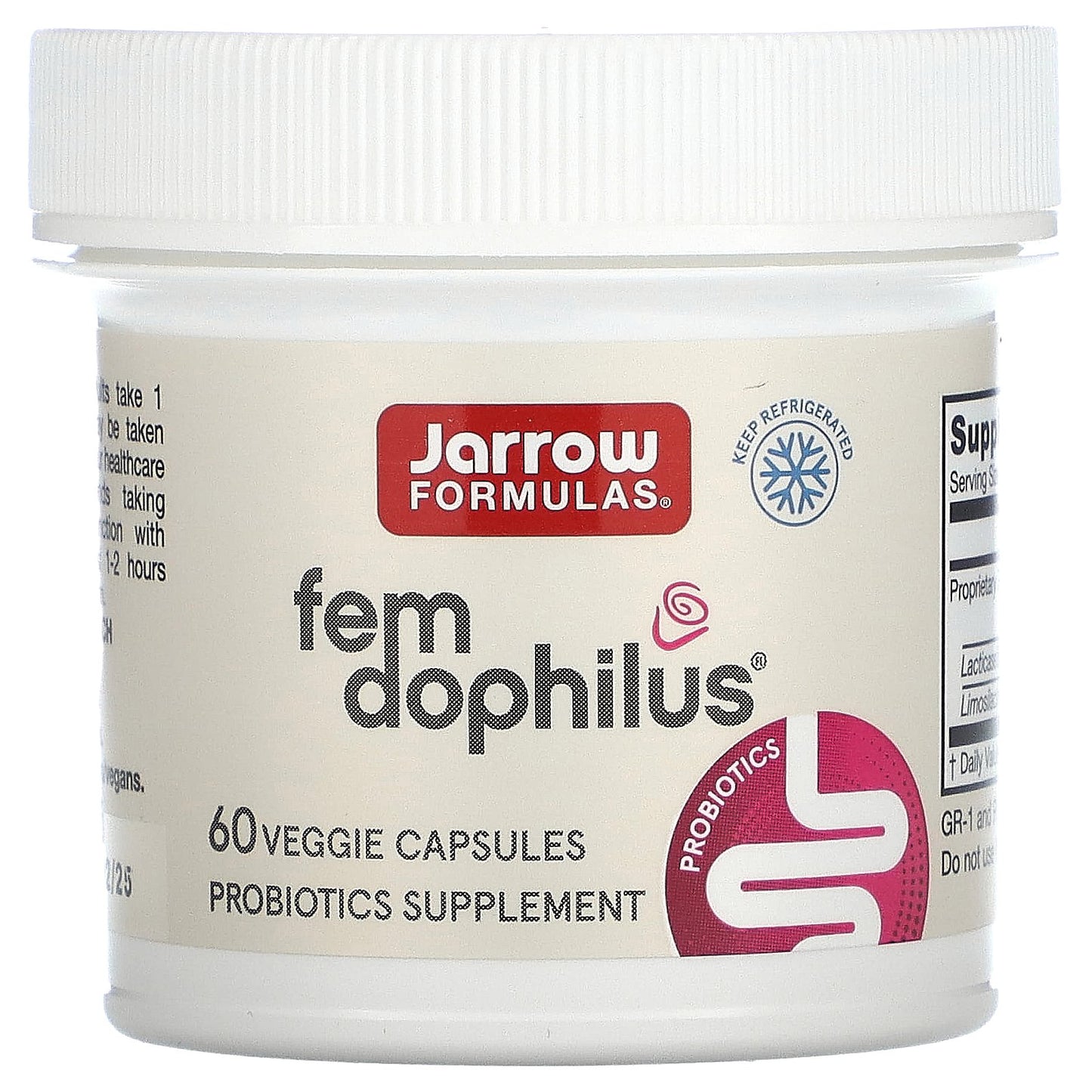 Jarrow Formulas, Fem Dophilus, 5 Billion CFU, 60 Veggie Capsules