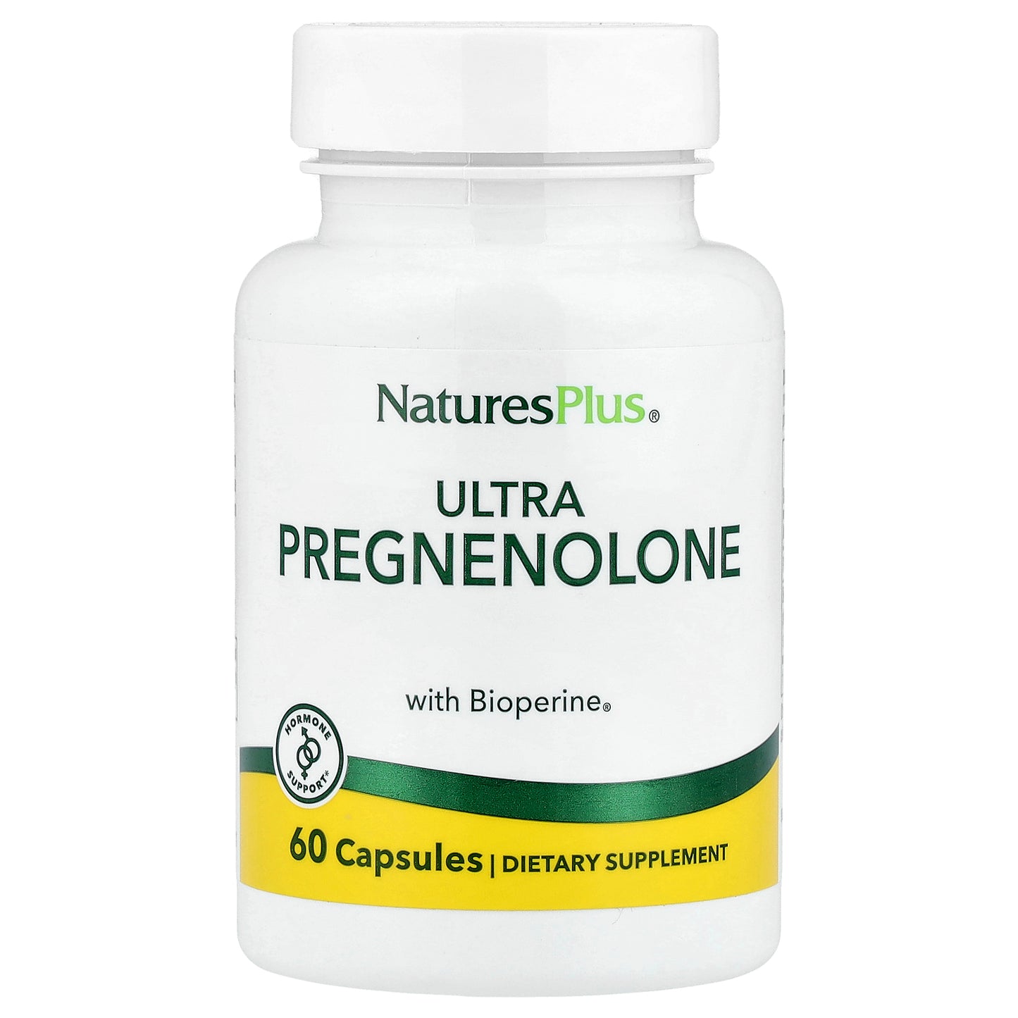 NaturesPlus, Ultra Pregnenolone with Bioperine®, 60 Capsules
