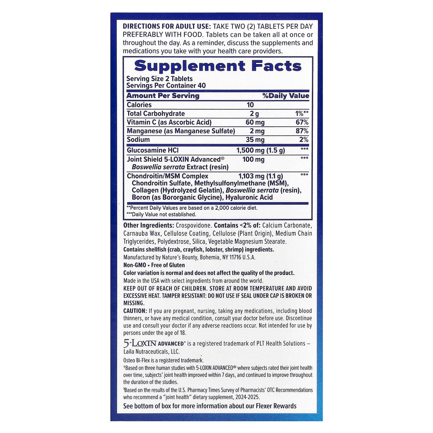 Osteo Bi-Flex, Joint Health, Triple Strength, 40 Coated Tablets