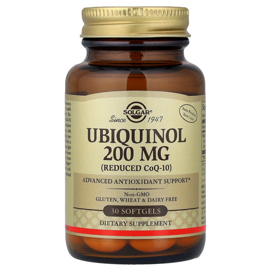 Solgar, Ubiquinol (Reduced CoQ10), 200 mg, 30 Softgels