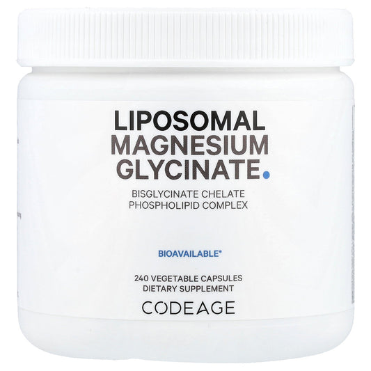 Codeage, Liposomal Magnesium Glycinate, 240 Vegetable Capsules