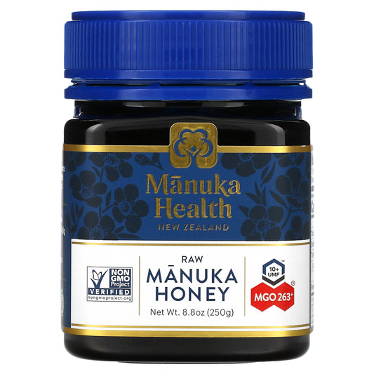 Manuka Health, Raw Manuka Honey, UMF 10+, MGO 263+, 8.8 oz (250 g)