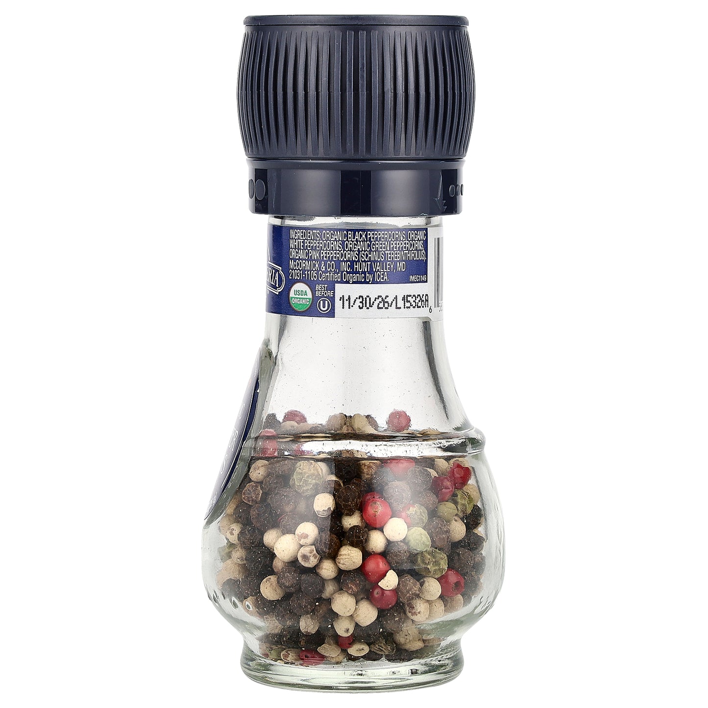 Drogheria & Alimentari, Organic 4 Peppercorns Mill, 1.24 oz (35 g)