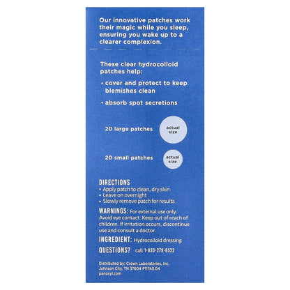 PanOxyl, Overnight Spot Patches, 40 Patches