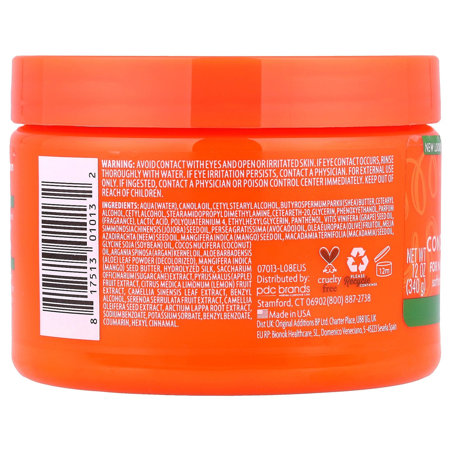 Cantu, Shea Butter, Leave-In Conditioning Cream, For Natural Curls, Coils & Waves, 12 oz (340 g)