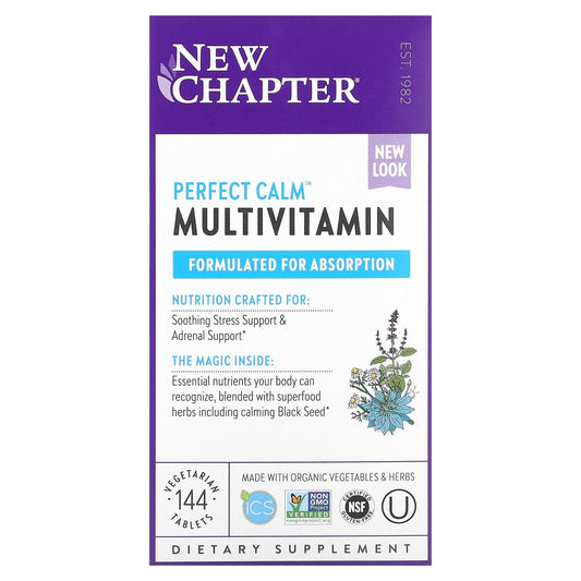 New Chapter, Perfect Calm Multivitamin, 144 Vegetarian Tablets