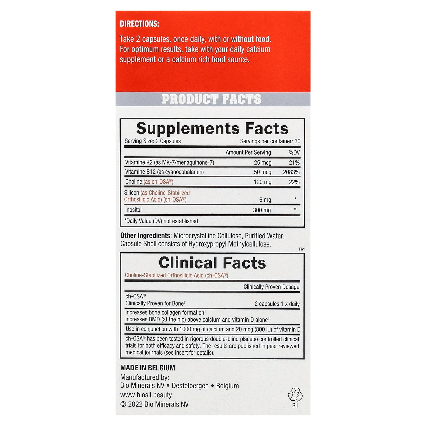 Biosil, Bone Collagenizer® Ultra, 60 Vegetarian Capsules