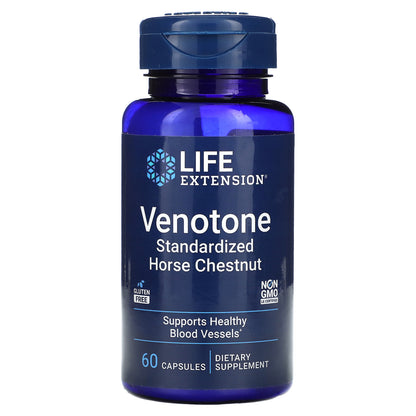 Life Extension, Venotone, Standardized Horse Chestnut, 250 mg, 60 Capsules