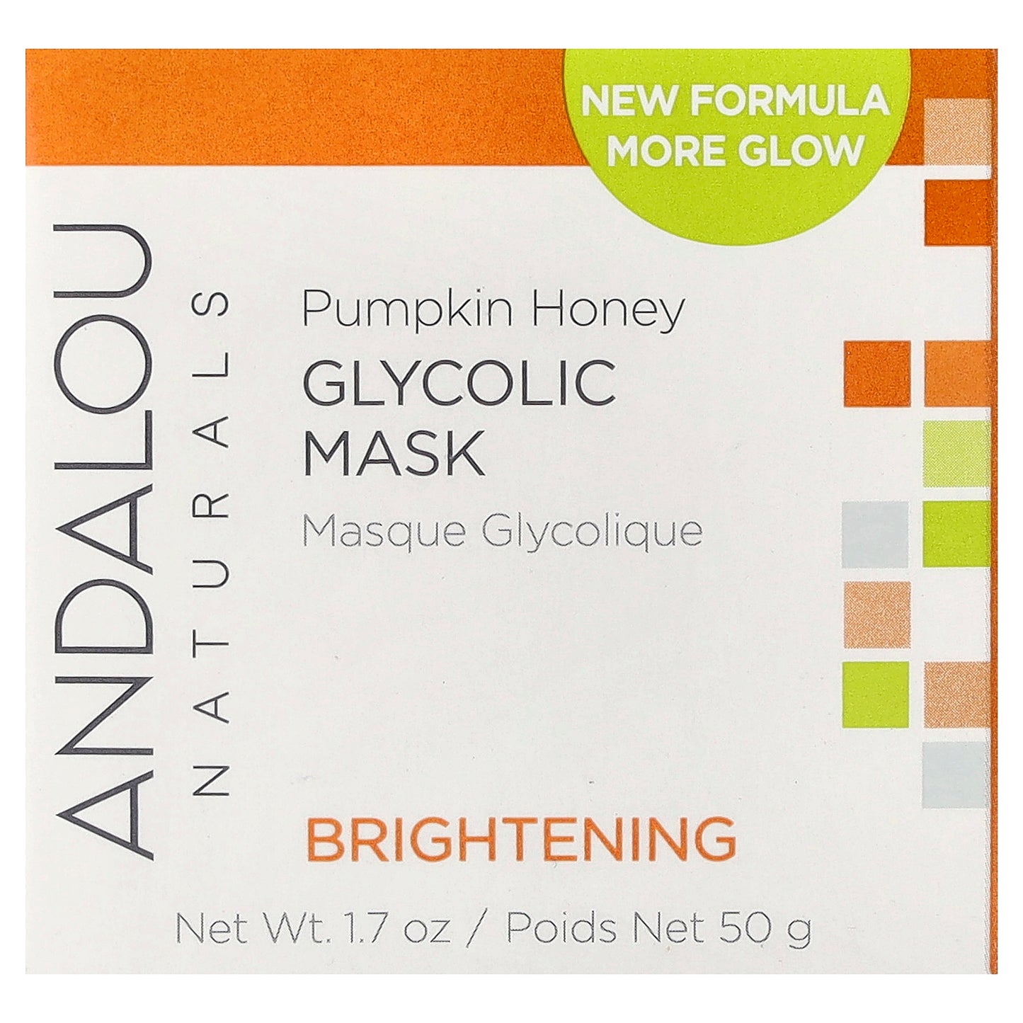 Andalou Naturals, Glycolic Beauty Mask, Pumpkin Honey, 1.7 oz (50 g)