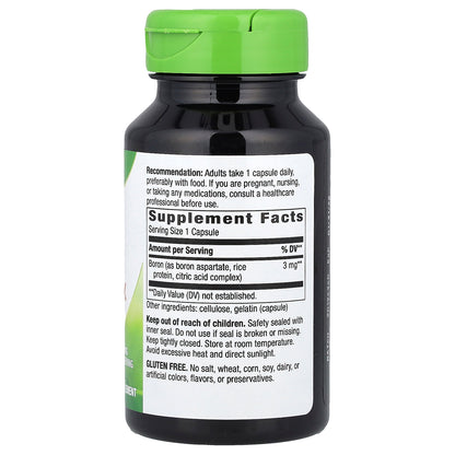 Nature's Way, Boron Complex, 3 mg, 100 Capsules