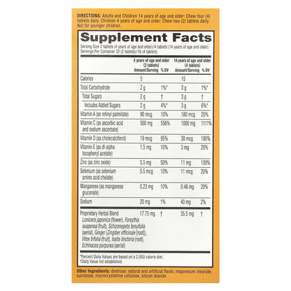 AirBorne, Vitamin C, Citrus, 1,000 mg, 64 Chewable Tablets