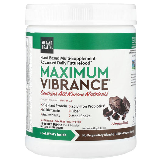 Vibrant Health, Maximum Vibrance®, Version 7, Chocolate Chunk, 23.2 oz (659 g)