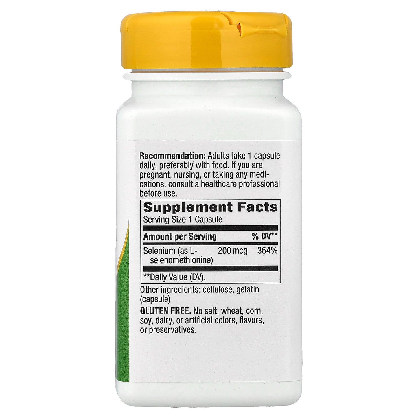 Nature's Way, Selenium, 200 mcg, 100 Capsules