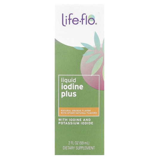 Life-flo, Liquid Iodine Plus, Natural Orange, 2 fl oz (59 ml)
