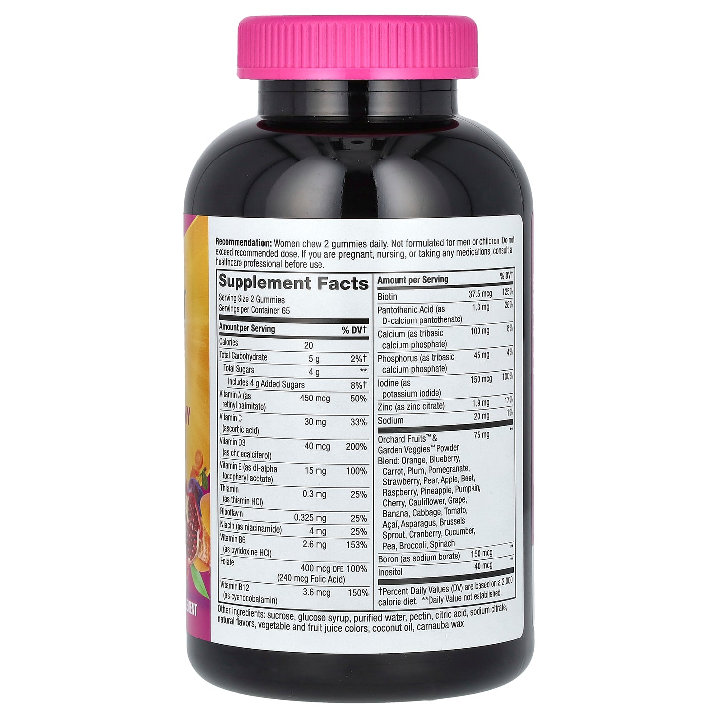 Nature's Way, Alive! Women's Gummy Multivitamin, Mixed Berry, 130 Gummies