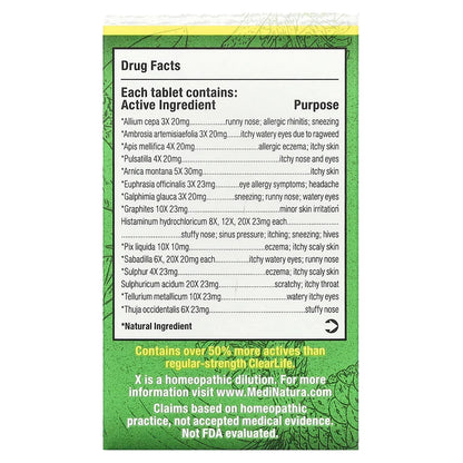 MediNatura, ClearLife™ Allergy Tablets, 60 Tablets