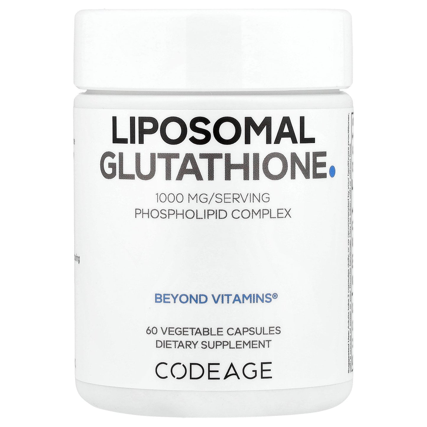 Codeage, Liposomal Glutathione, 60 Vegetable Capsules (500 mg per Capsule)