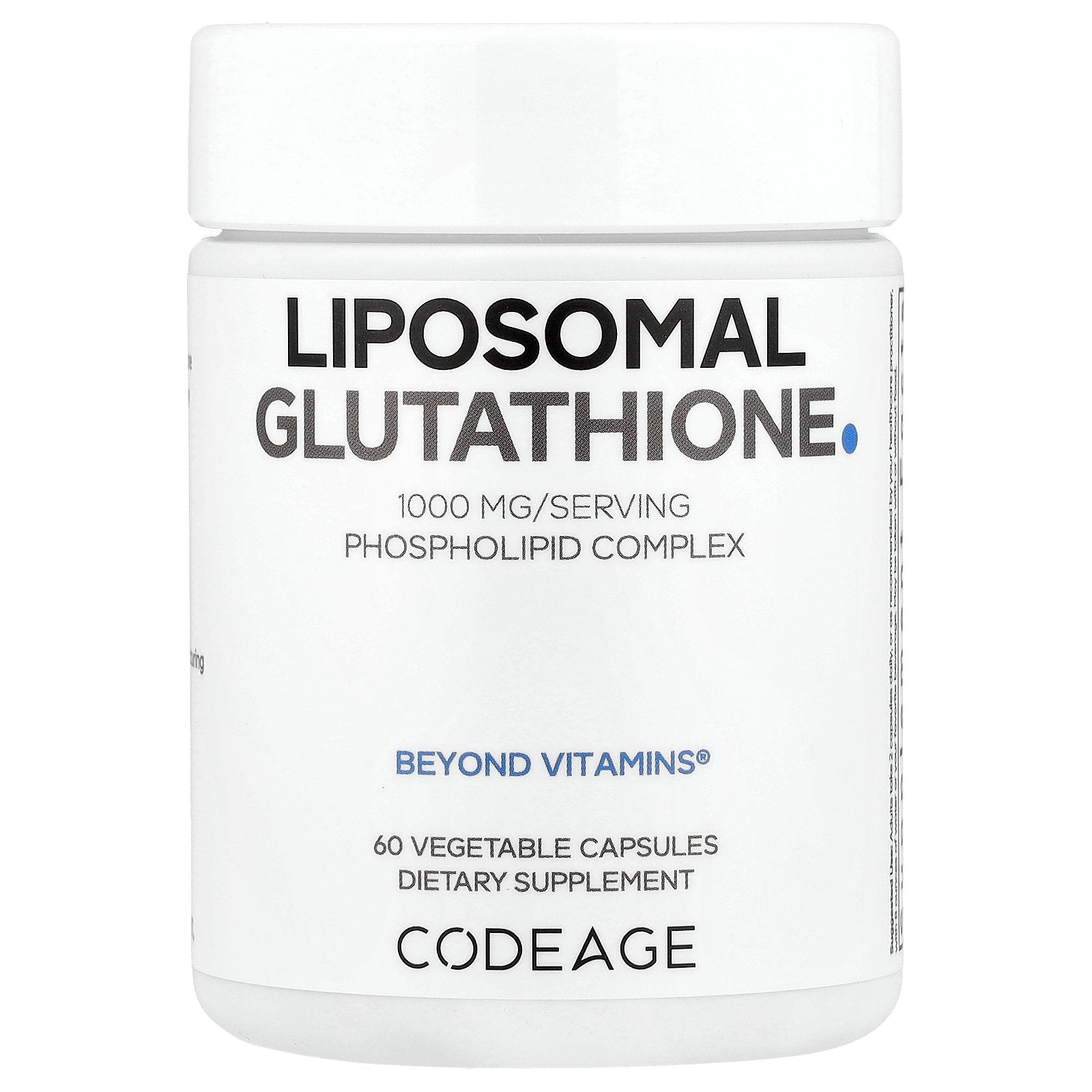 Codeage, Liposomal Glutathione, 60 Vegetable Capsules (500 mg per Capsule)