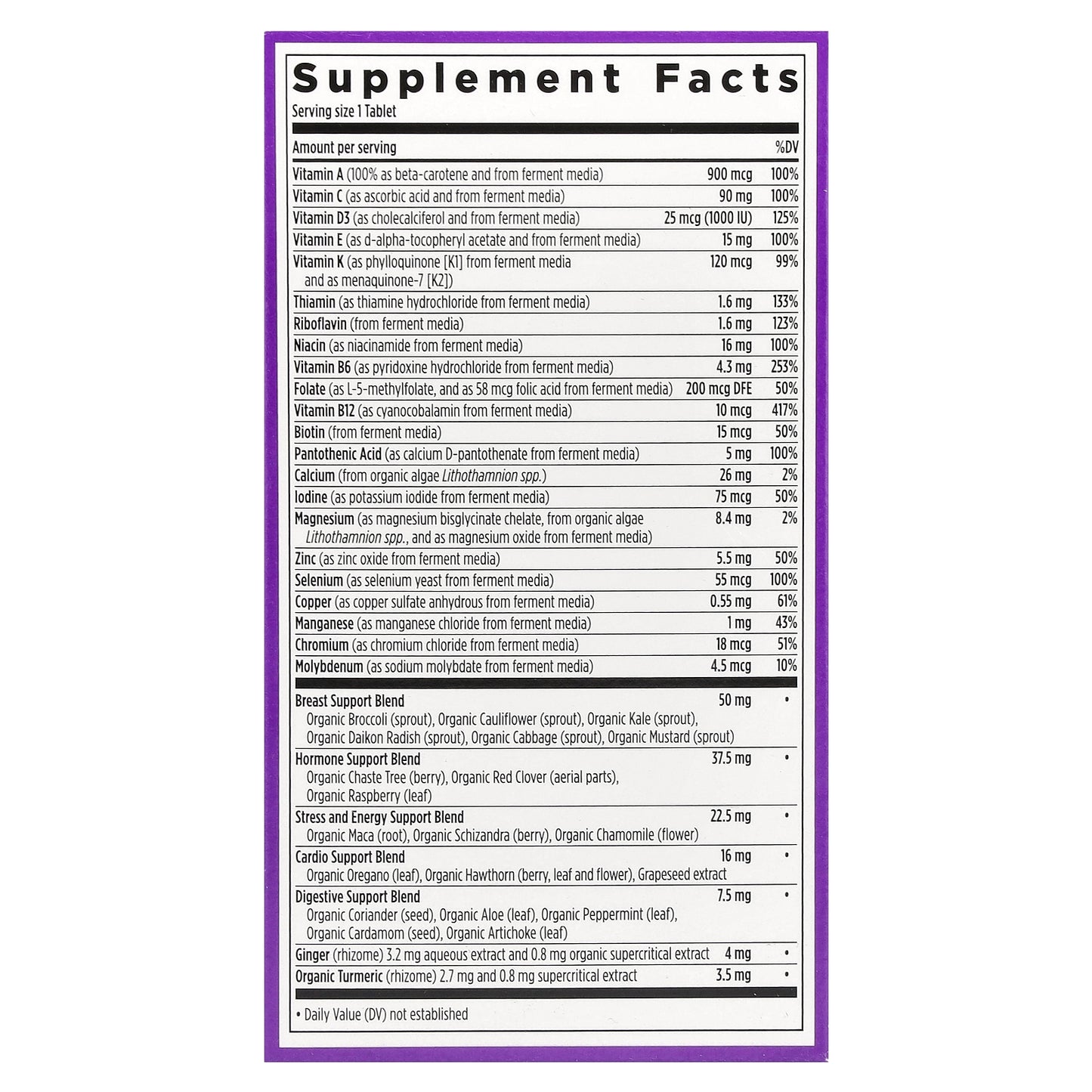 New Chapter, One Daily, Every Woman's™ Multivitamin40+, 48 Vegetarian Tablets