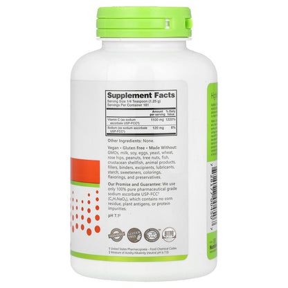 NutriBiotic, Immunity, Sodium Ascorbate, Crystalline Powder, 8 oz (227 g)