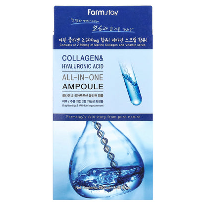 Farmstay, Collagen & Hyaluronic Acid, All-In-One Ampoule, 8.45 fl oz (250 ml)
