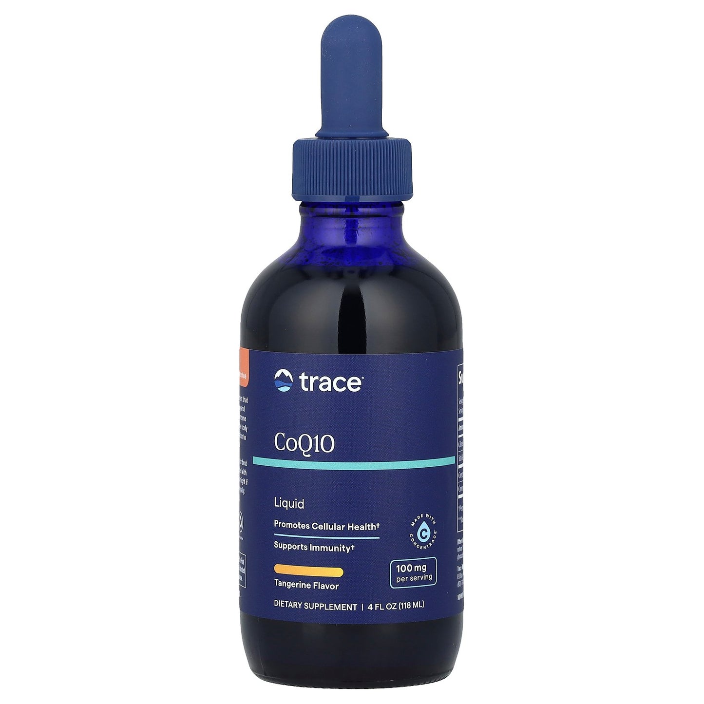 Trace, Liquid CoQ10, Tangerine, 4 fl oz (118 ml)