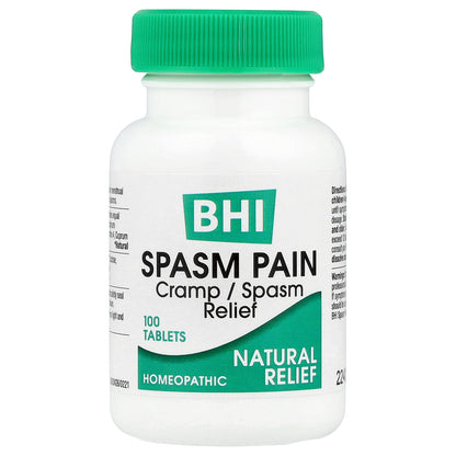 MediNatura, BHI, Spasm Pain, 100 Tablets