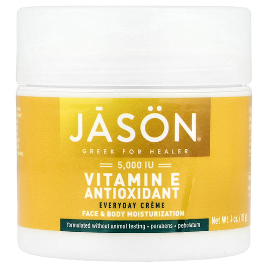 Jason Natural, Vitamin E Antioxidant Everyday Creme, 4 oz (113 g)