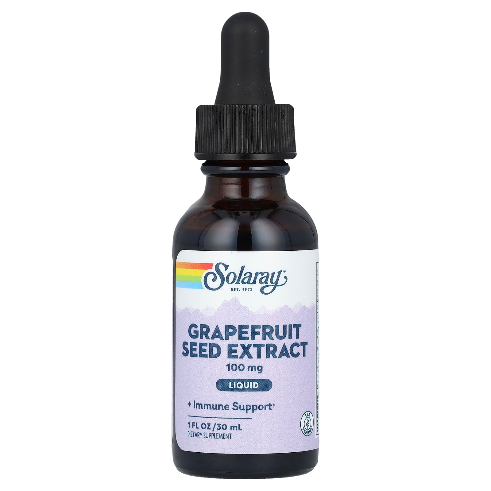 Solaray, Grapefruit Seed Extract Liquid, 100 mg, 1 fl oz (30 ml)