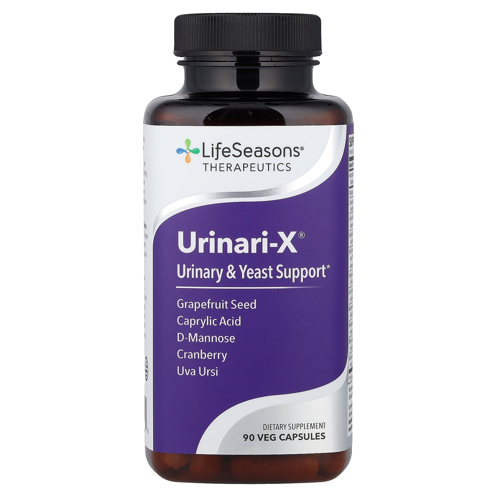LifeSeasons, Urinari-X®, Urinary & Yeast Support, 90 Veg Capsules