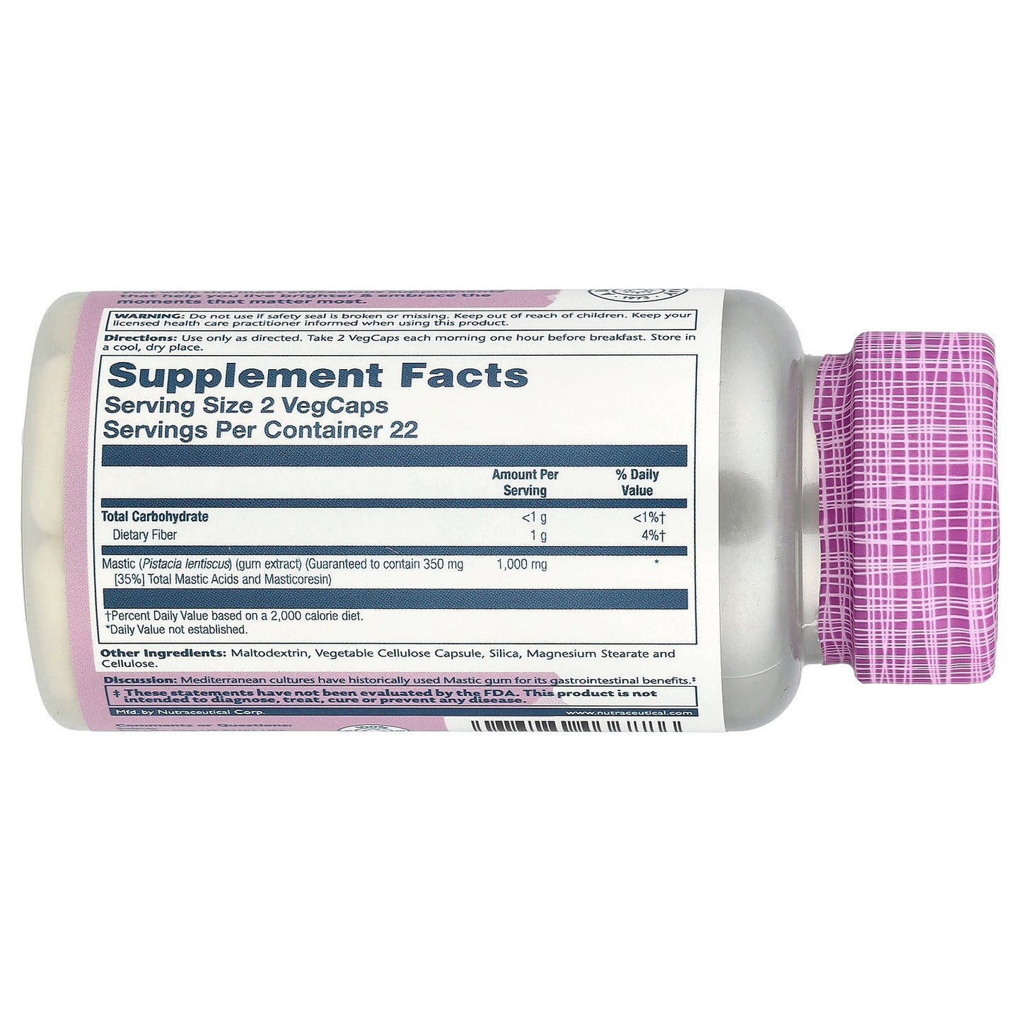 Solaray, Vital Extracts, Mastic Gum, 45 VegCaps (500 mg per Capsule)