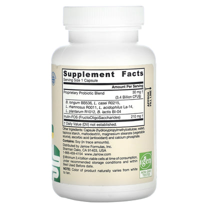 Jarrow Formulas, Vegan Jarro-Dophilus® Plus FOS, 200 Veggie Capsules