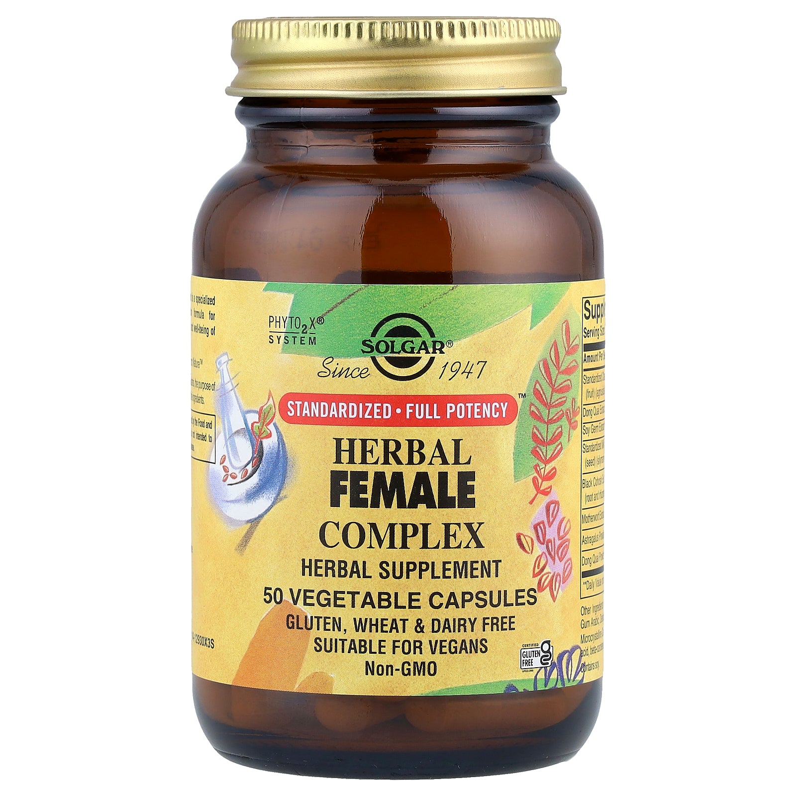 Solgar, Herbal Female Complex, 50 Vegetable Capsules