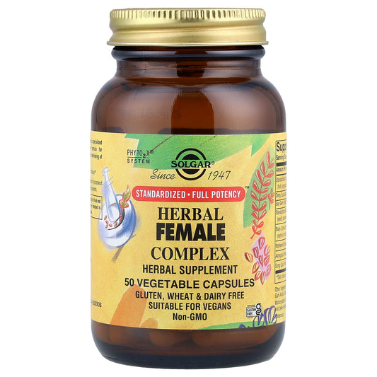 Solgar, Herbal Female Complex, 50 Vegetable Capsules