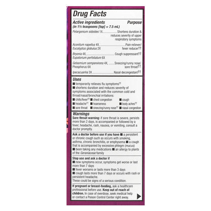 Nature's Way, Umcka®, Cold + Flu Relief, Ages 6+, Berry, 4 fl oz (120 ml)