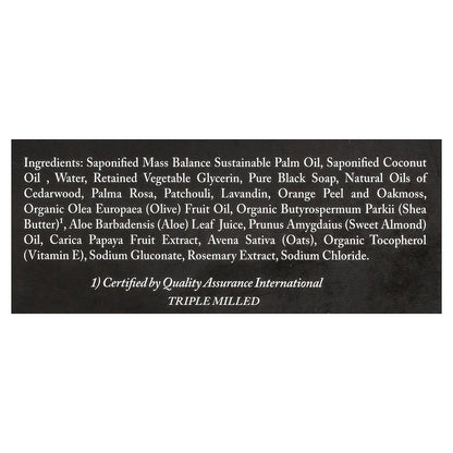 Dr. Woods, Exfoliating Body Bar Soap, Raw Black, 5.25 oz (149 g)