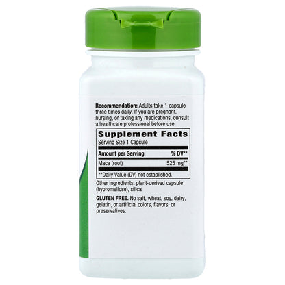 Nature's Way, Maca Root, 525 mg, 100 Vegan Capsules