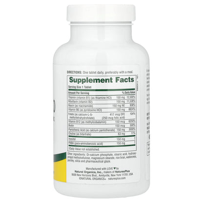 NaturesPlus, Sustained Release Mega B-150, 90 Tablets