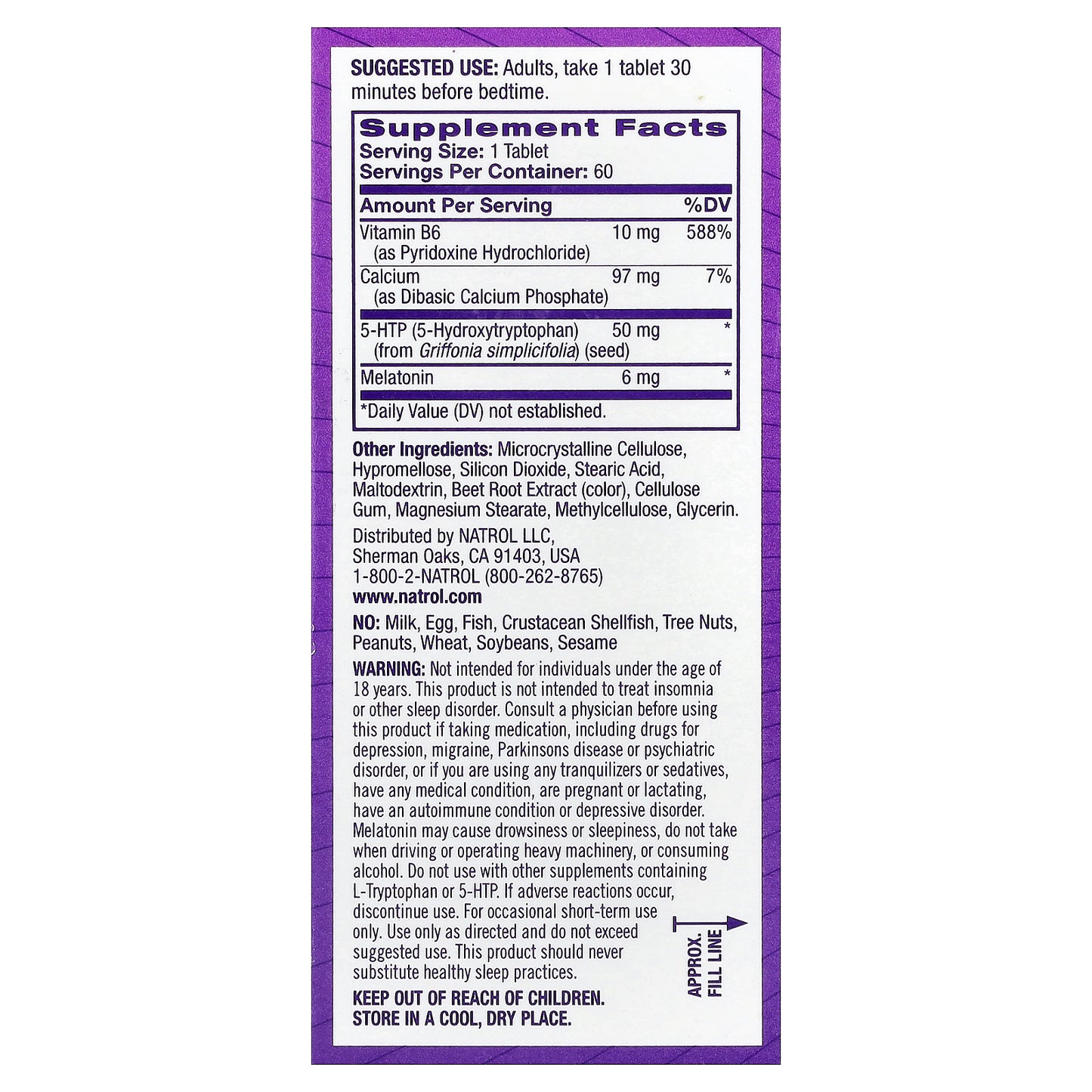 Natrol, Melatonin + 5-HTP, Time Release, 60 Bi-Layer Tablets