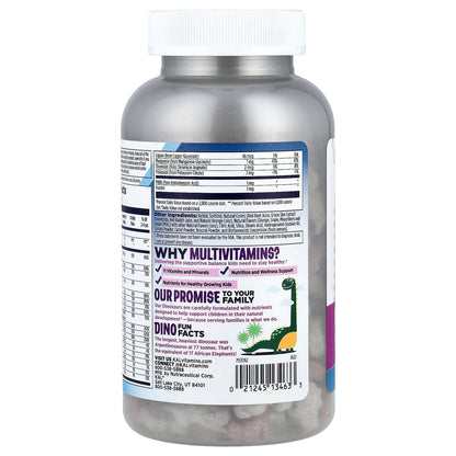 KAL, MultiSaurus®, Berry, Grape & Orange, 180 Chewables