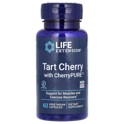 Life Extension, Tart Cherry with CherryPURE, 480 mg, 60 Vegetarian Capsules