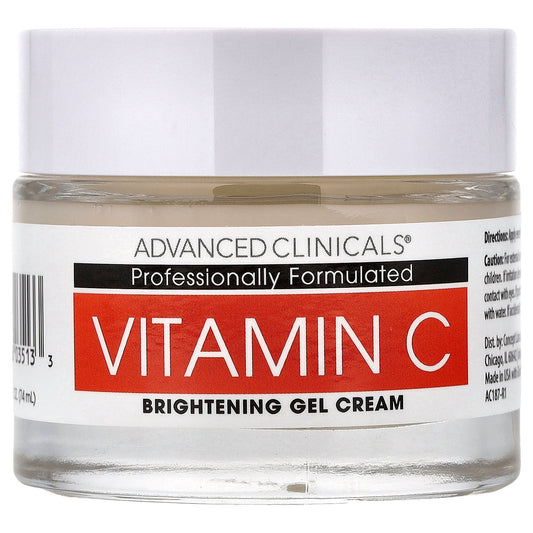 Advanced Clinicals, Vitamin C, Brightening Gel Cream, 2.5 fl oz (74 ml)