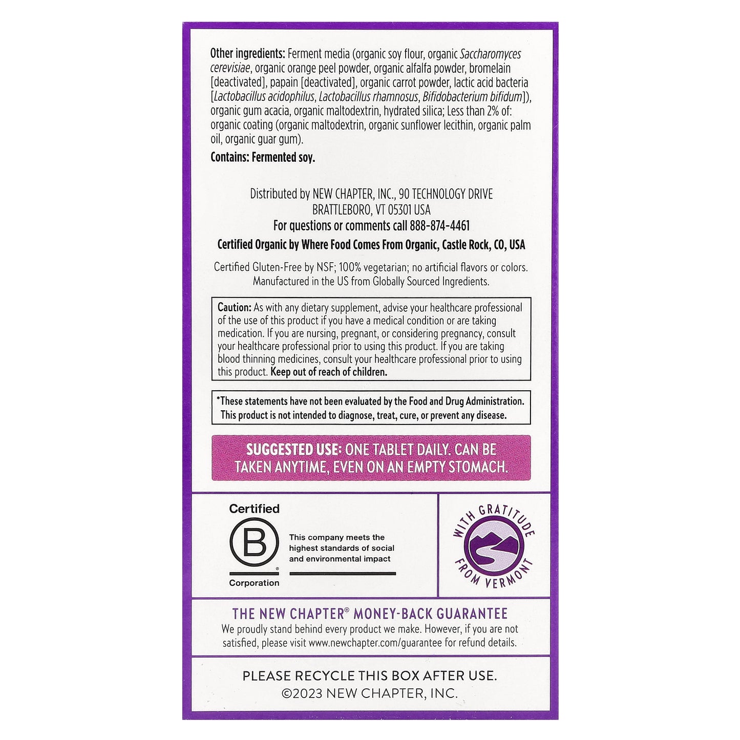 New Chapter, One Daily, Every Woman's™ Multivitamin40+, 48 Vegetarian Tablets