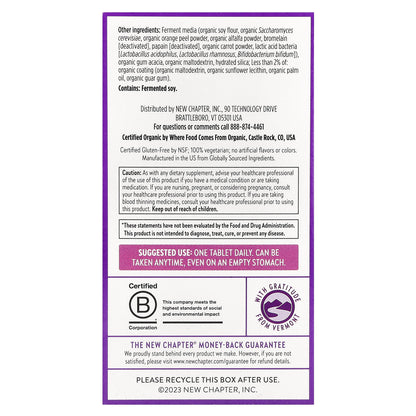 New Chapter, One Daily, Every Woman's™ Multivitamin40+, 48 Vegetarian Tablets