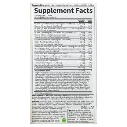 Garden of Life, Organics, Prenatal Once Daily, 30 Vegan Tablets