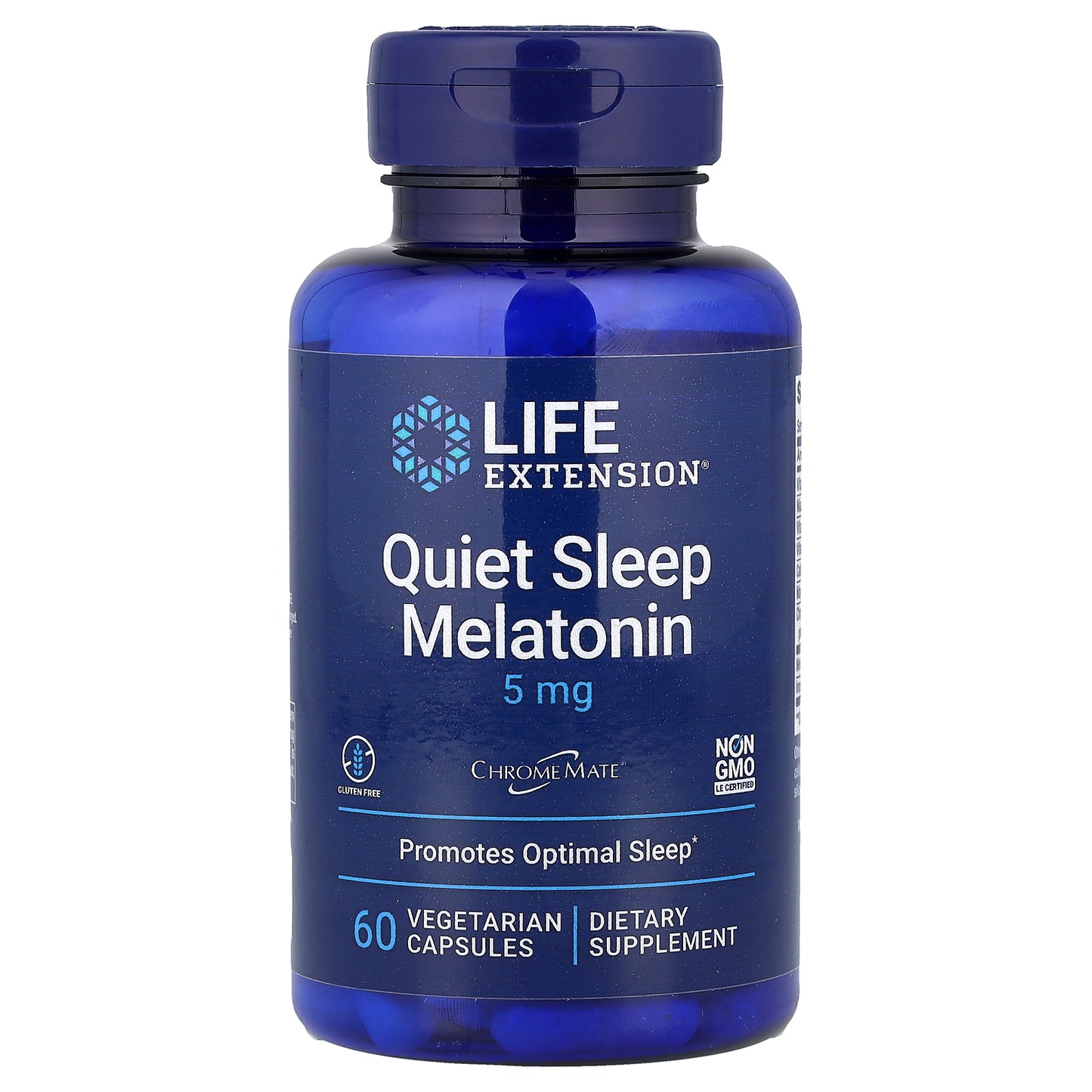 Life Extension, Quiet Sleep Melatonin, 60 Vegetarian Capsules